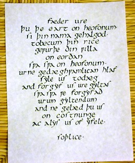 'Lord's Prayer in Old English' by Mackenzie